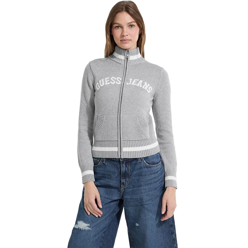 

Свитер Guess Jeans Intarsia, серый