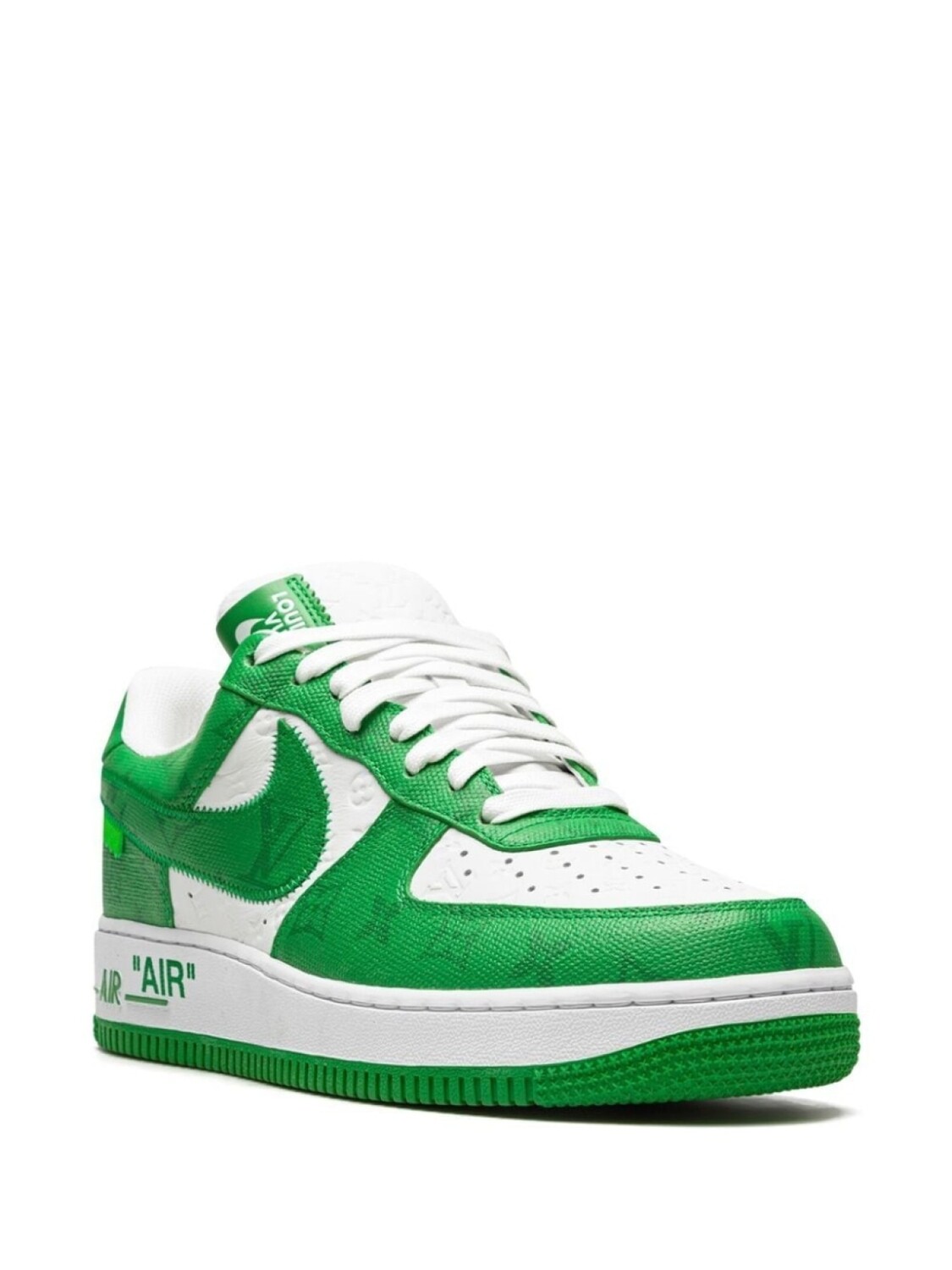Кроссовки Air Force 1 Low из коллаборации с Louis Vuitton Nike, зеленый — фото 2