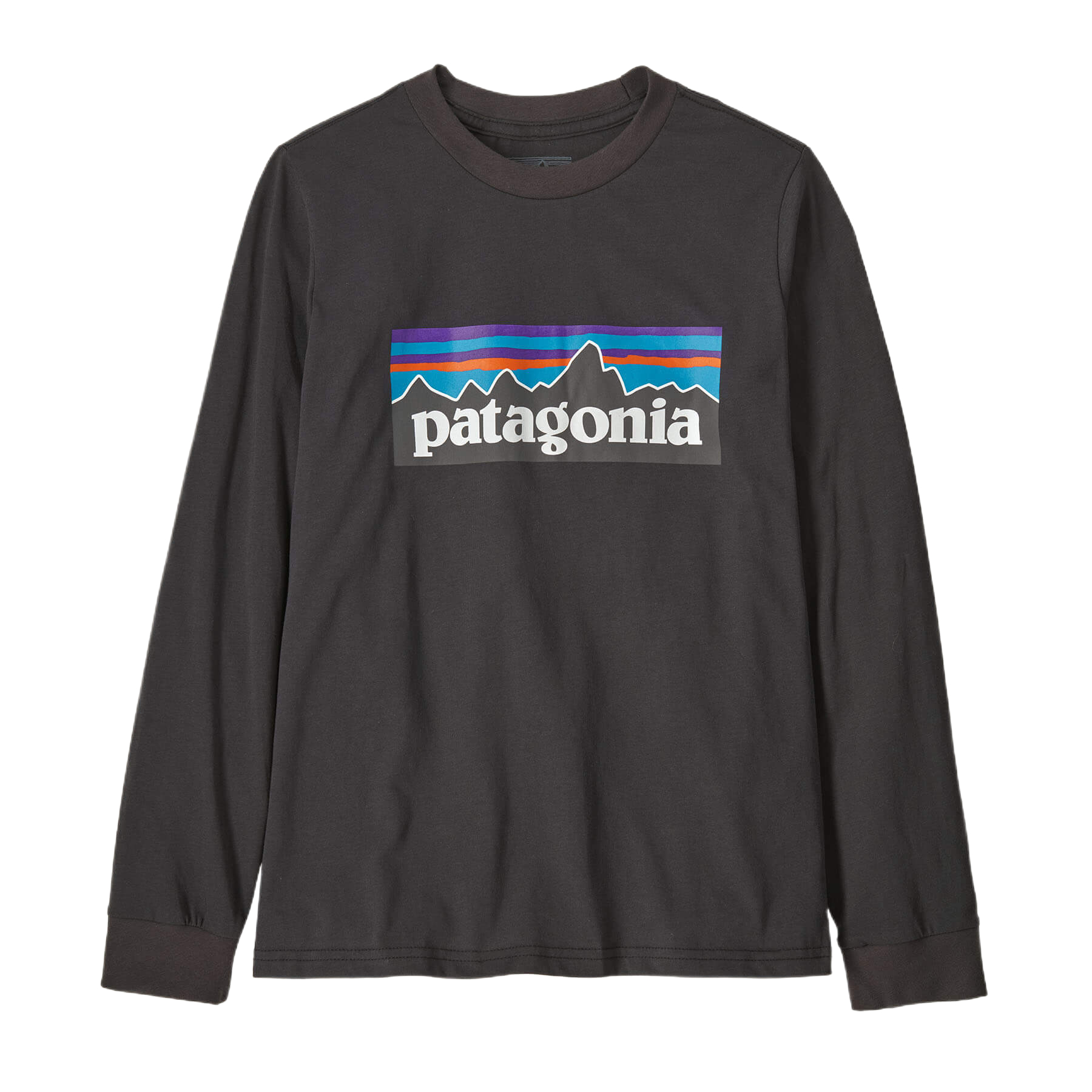 Детская футболка с длинными рукавами Patagonia, синий/темно-синий — фото 2