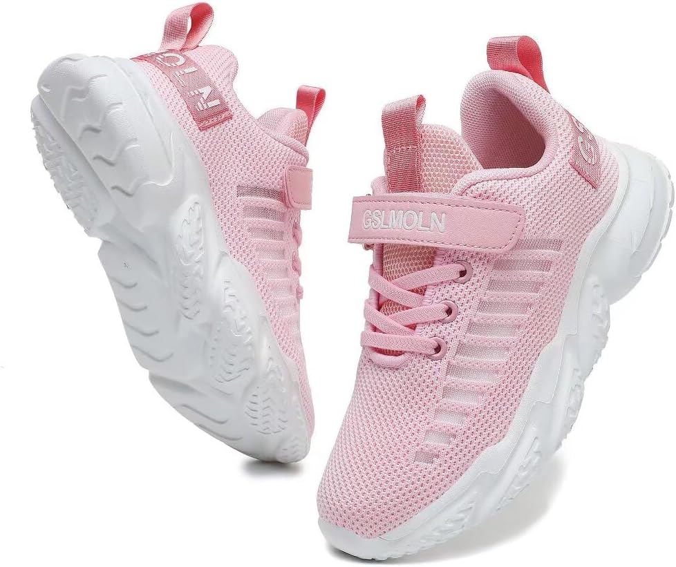 

Детские модные кроссовки Jakcuz для детей, ультралегкие, дышащие, повседневные, для занятий спортом и прогулок, для девочек и мальчиков, розовый