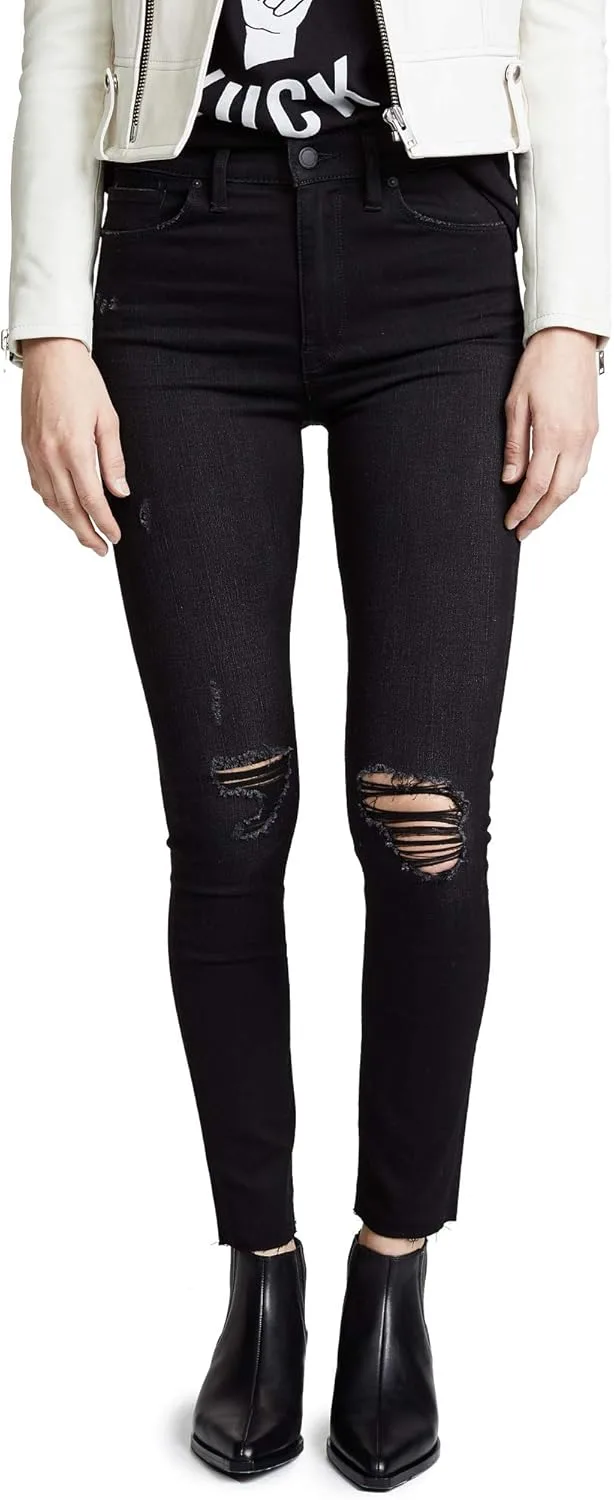

HUDSON Women's Barbara джинсы High Rise, Super Skinny, Raw Hem