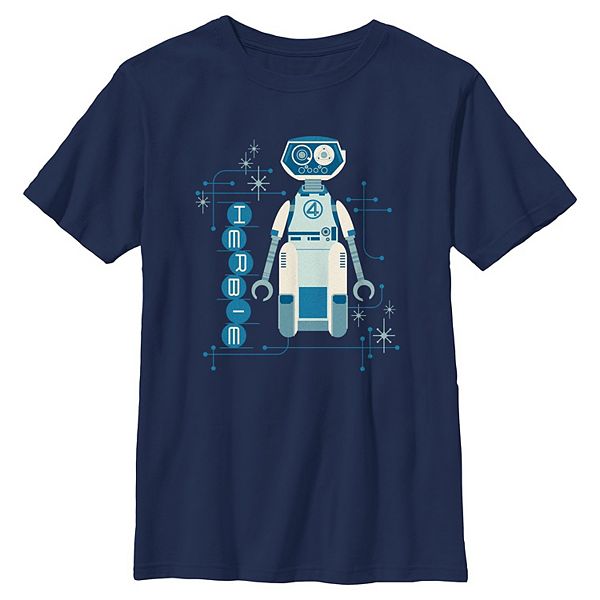 

Футболка с принтом Herbie Robot из Fantastic Four для мальчиков 8-20 Marvel