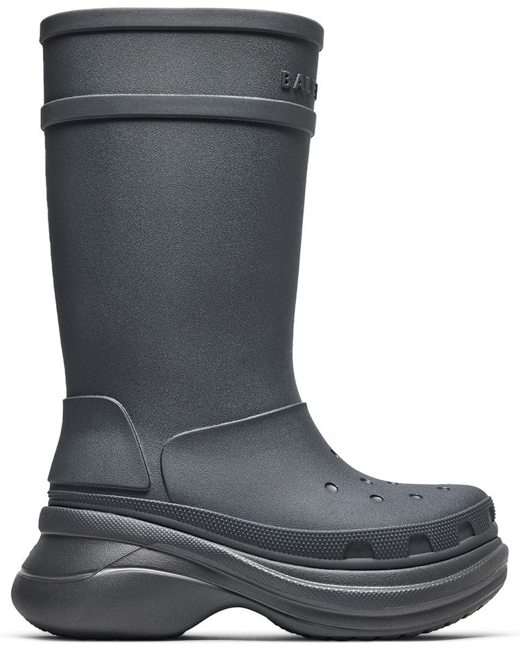 

Ботинки Balenciaga Crocs x Balenciaga Clog Boot 2.0 'Dark Grey', серый