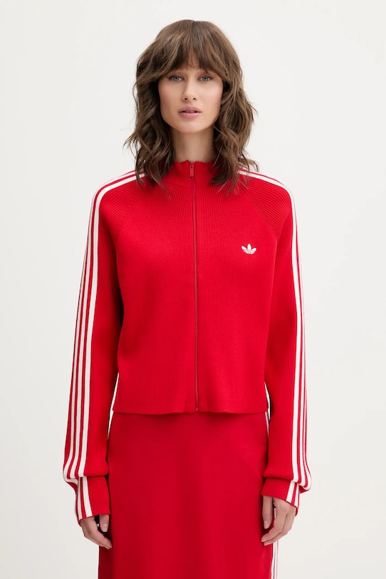 

Кардиган Slim Knit TT Adidas Originals, красный