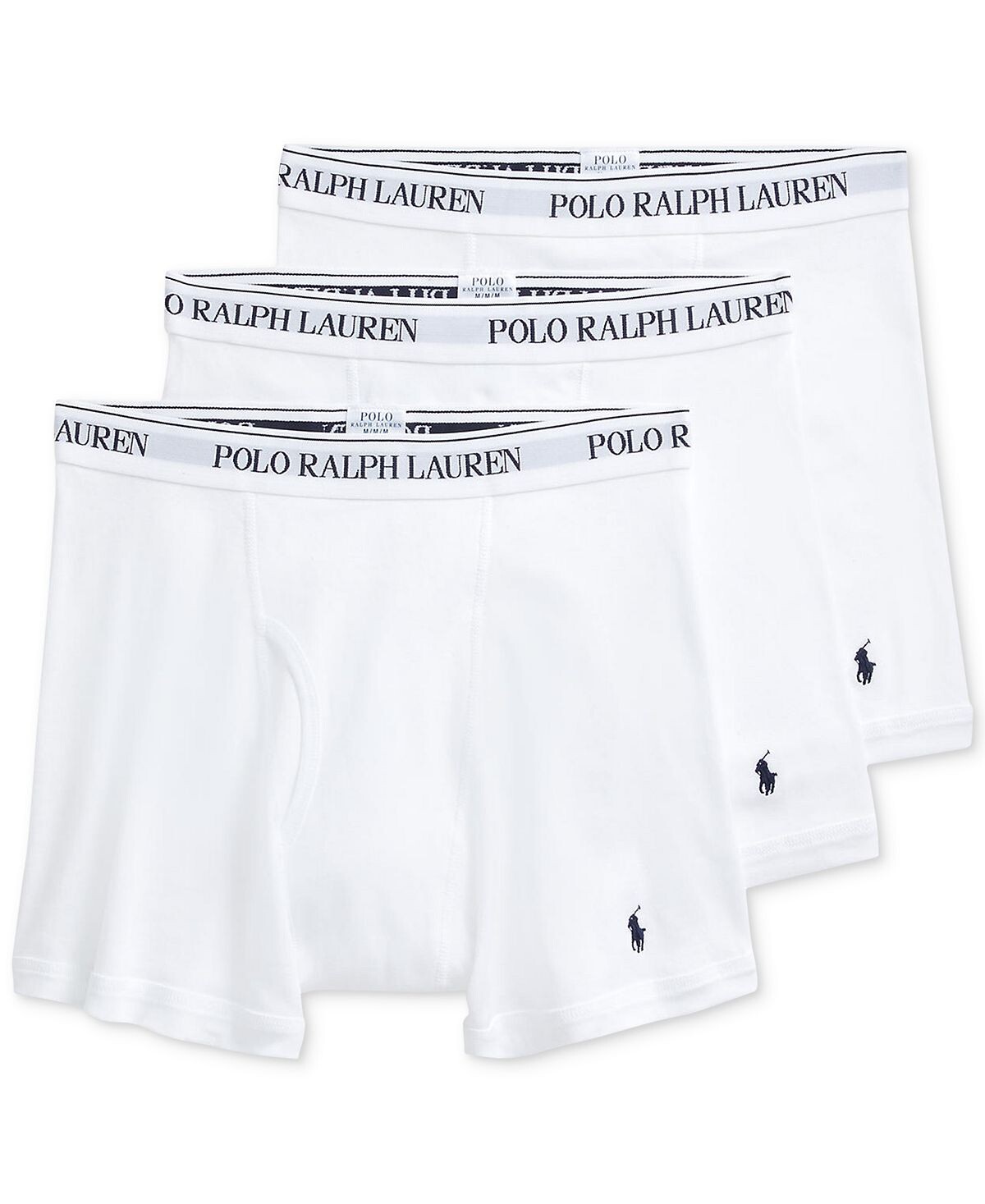 

Мужские трусы-боксеры из хлопка больших и высоких размеров (3 шт.) Polo Ralph Lauren