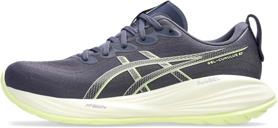 Женские кроссовки ASICS Gel-Cumulus 27, Indigo Fog Lucid Yellow
