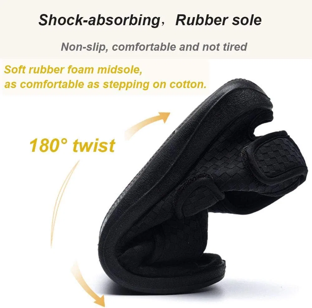 Сандалии с открытым носком, на широкую ногу W&LESVAGO, черные — фото 4