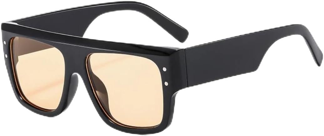 

Солнцезащитные очки с защитой от УФ-излучения UV400 | Крупная панк-оправа | Линзы конфетных цветов для занятий спортом на открытом воздухе и вождения DSVIGF, Black Tea