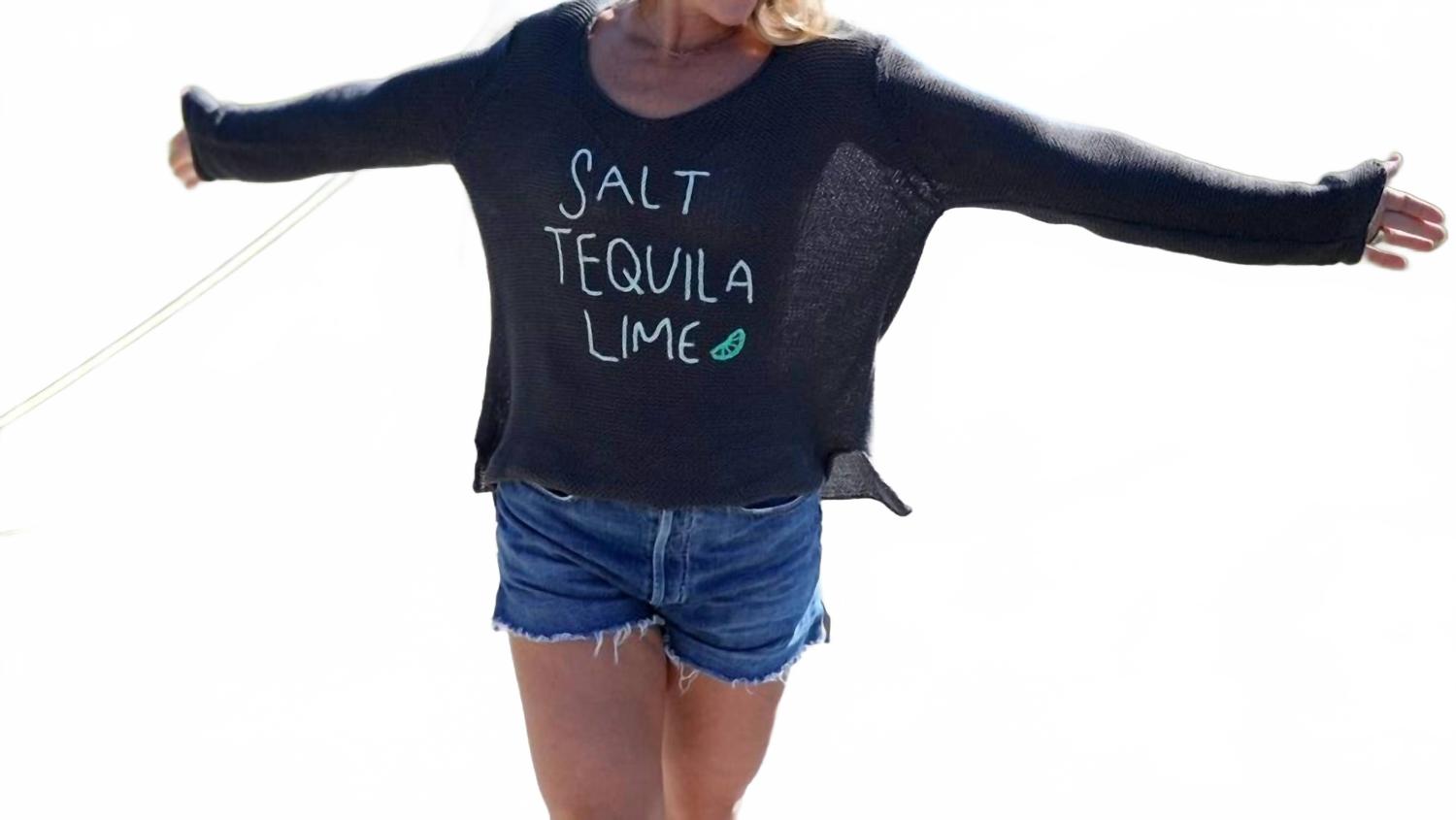 

Свитер Salt Tequila & Lime в антрацитовом цвете Wooden Ships, Charcoal