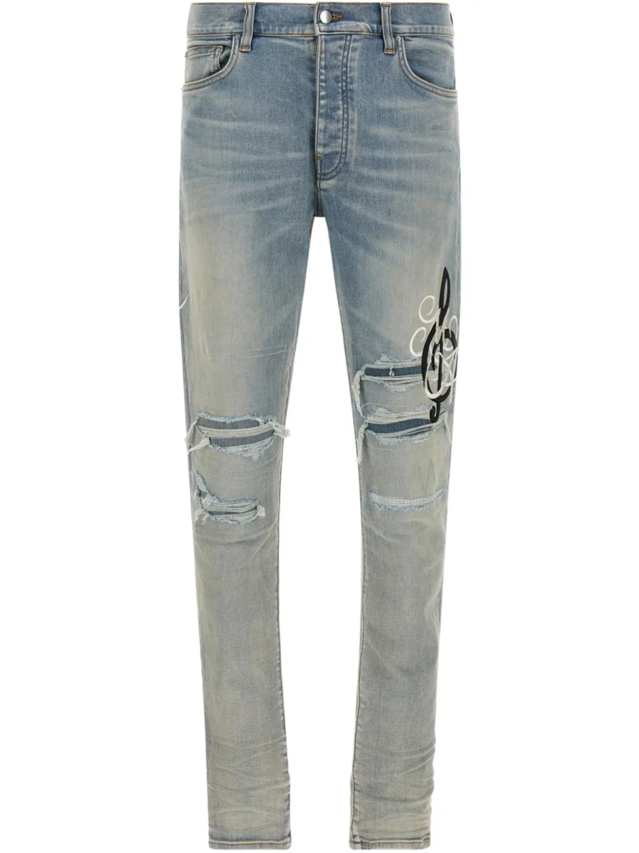 

Джинсы AMIRI Music Note, синий