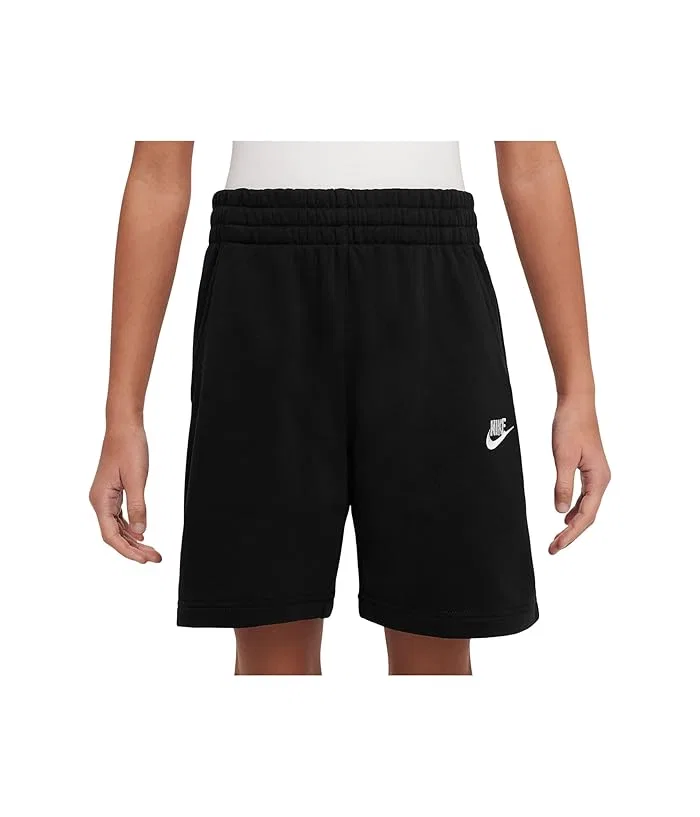 Шорты флисовые Sportswear Club Nike Kids, Black/White