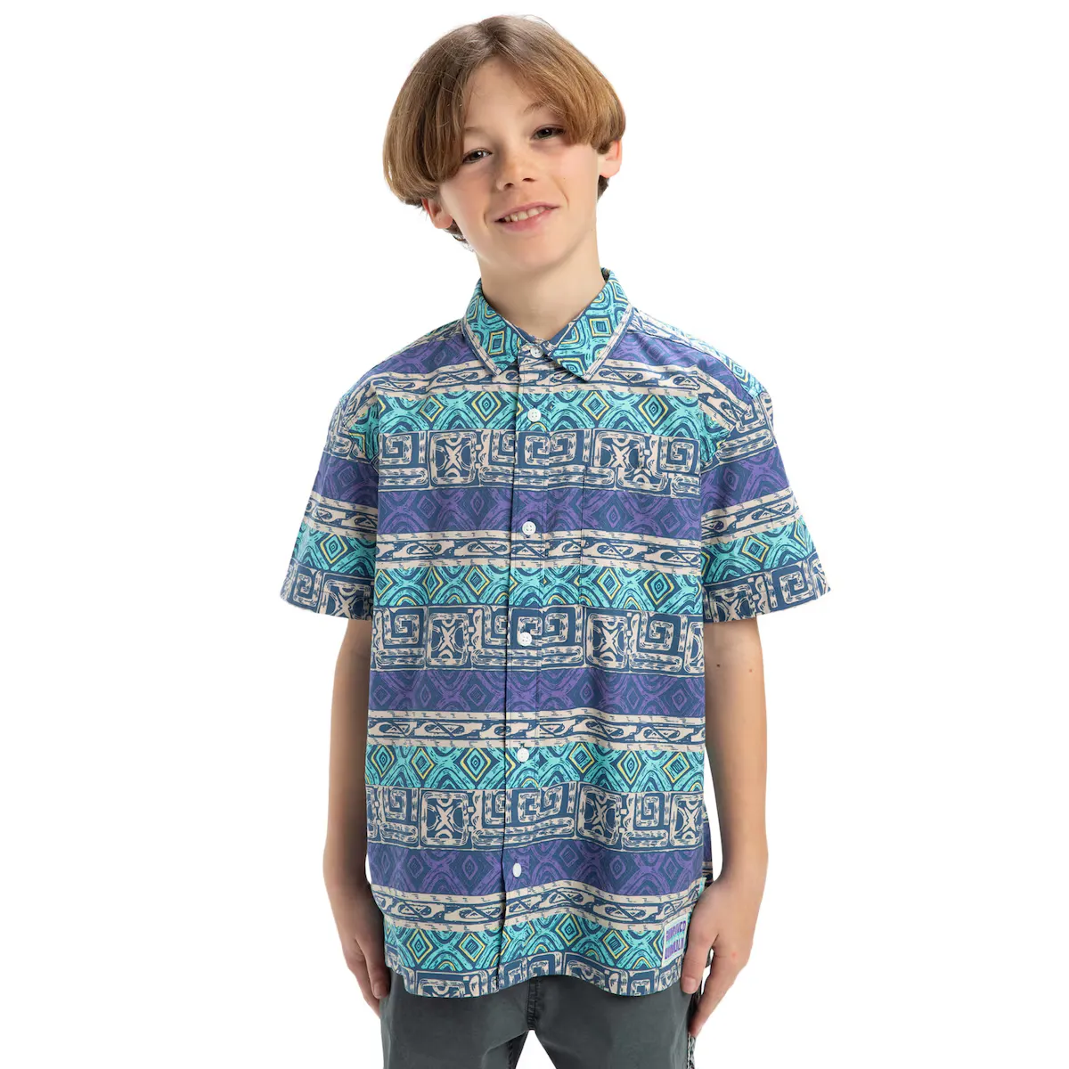 

Global Heat Quiksilver Детская рубашка, голубой