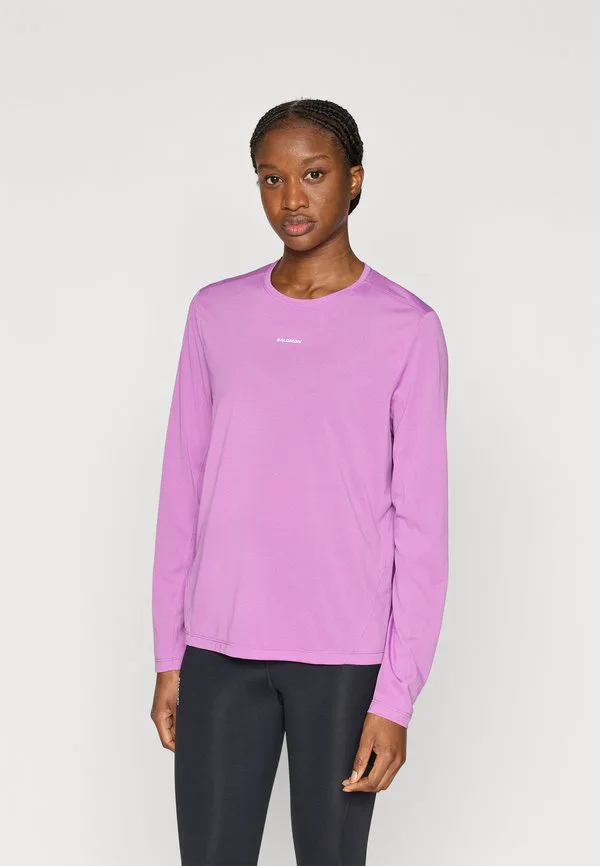 

Футболка shkout с длинными рукавами Salomon, Iris Orchid, Фиолетовый, Футболка shkout с длинными рукавами Salomon, Iris Orchid