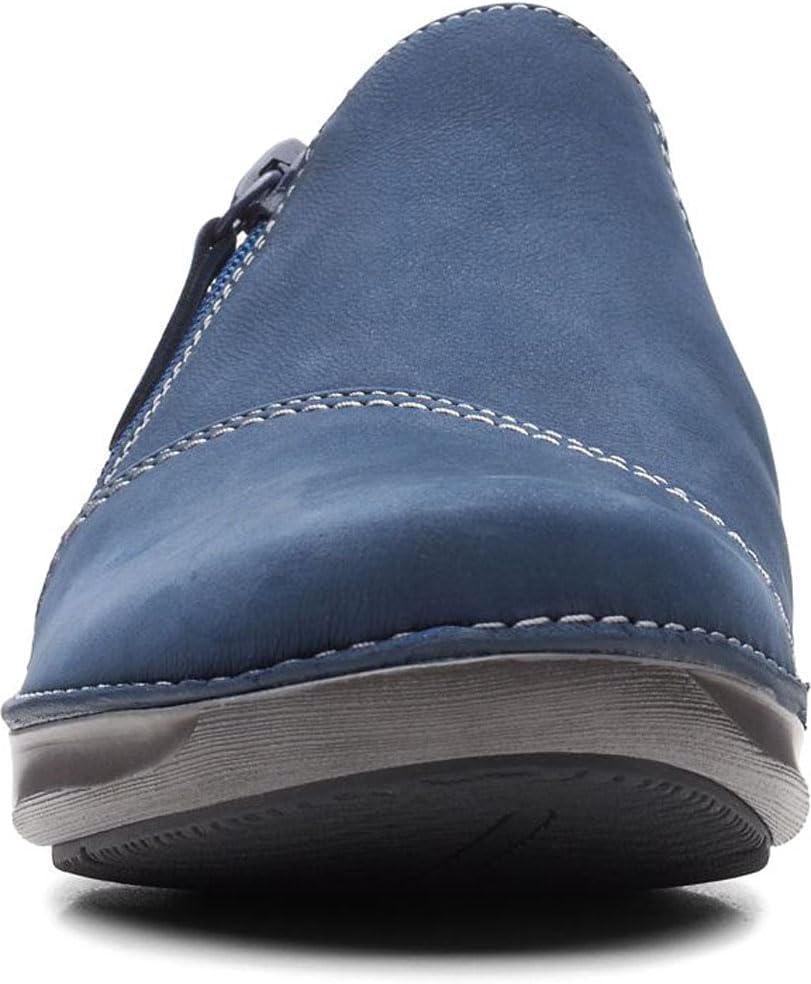 Мужские ботинки Clarks Appley на молнии, Navy Nubuck — фото 4
