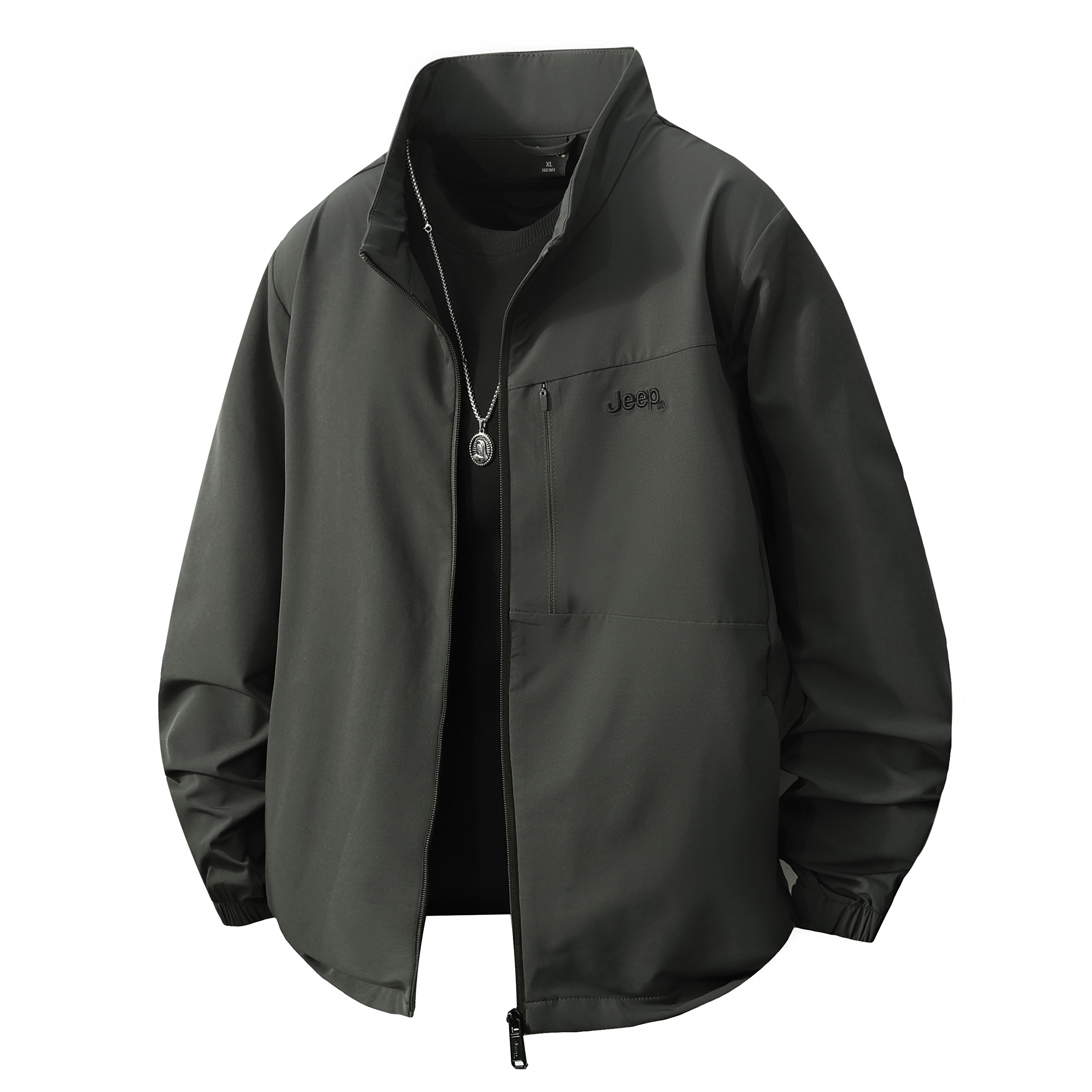 

Куртка Unisex Stand Collar Moderate Workwear Jeep, темно-army