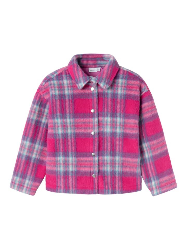 

Блуза name it Overshirt Jacke NKFNIYORKA SHACKET, цвет phlox pink