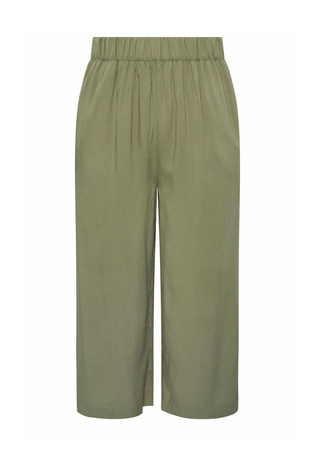 

Брюки CROPPED Yours Clothing, хаки