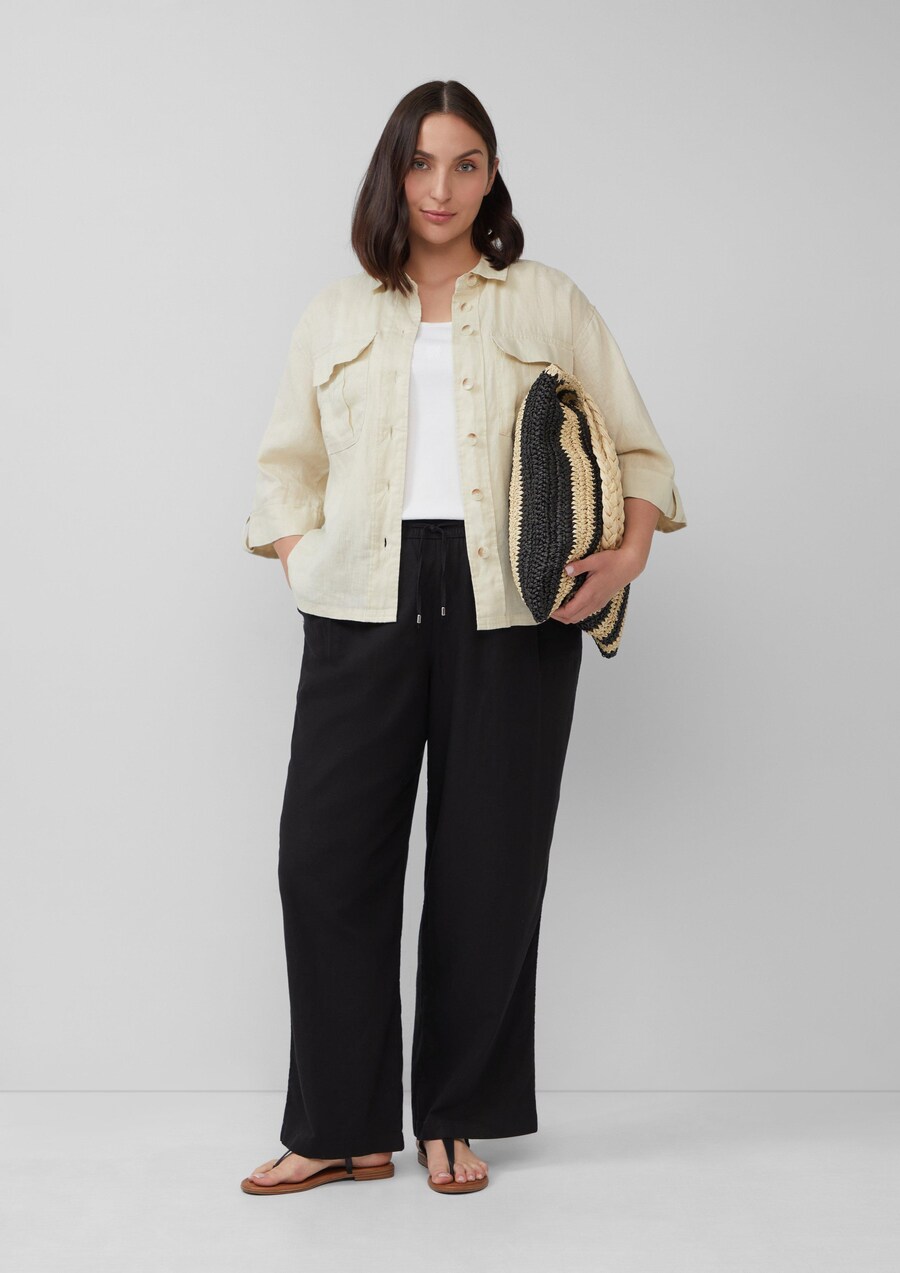 

Широкие брюки s.Oliver, Black