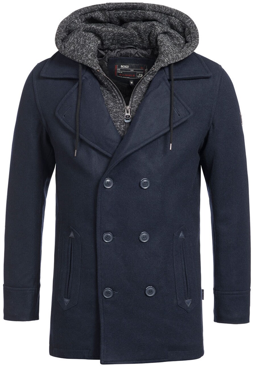 

Пальто межсезонное INDICODE JEANS Cliff Jacke, темно-синий