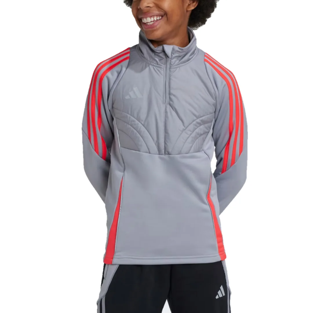 Adidas Свитшот Tiro 24 Light Agate/Shock Red для детей 3-7 лет — фото 4