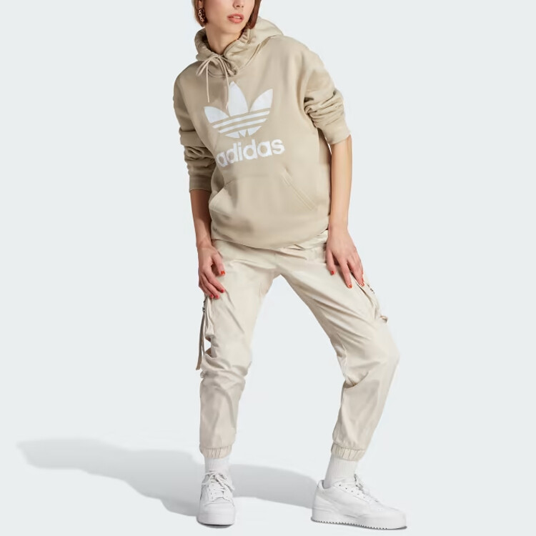 Свитшот Trefoil женский бежевый Adidas Originals — фото 4