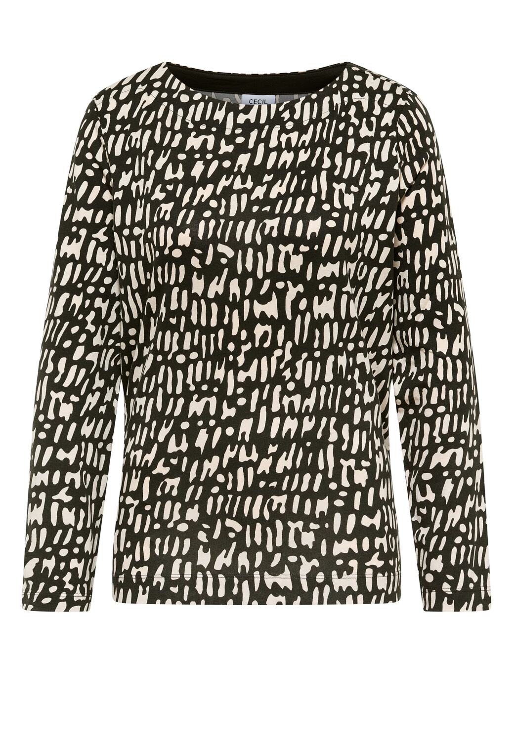 

CECIL Лонгслив в черном цвете