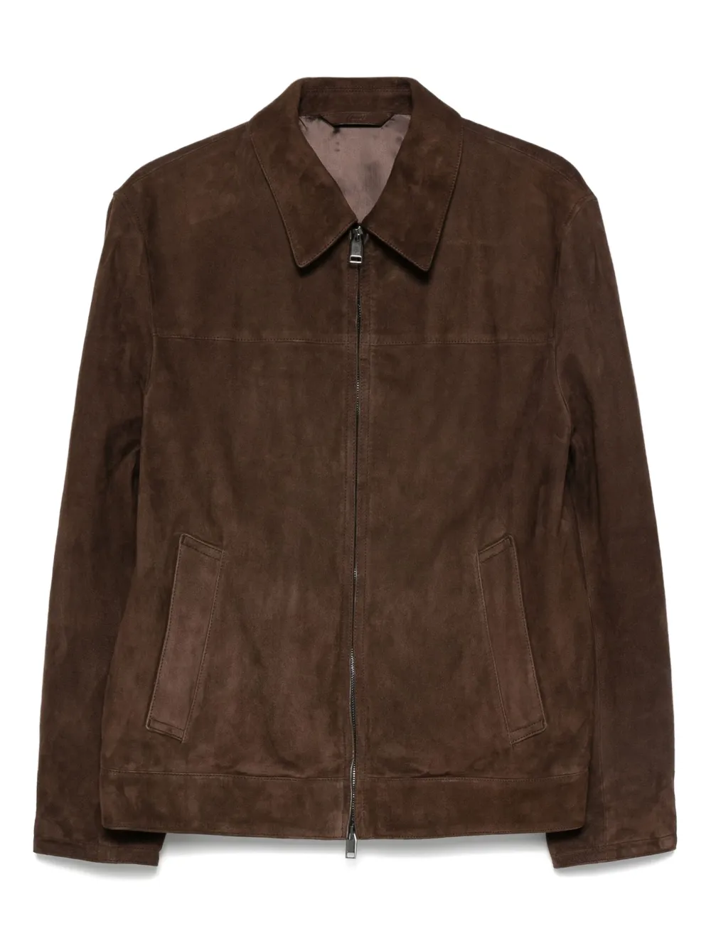 

Куртка на молнии Brioni, коричневый