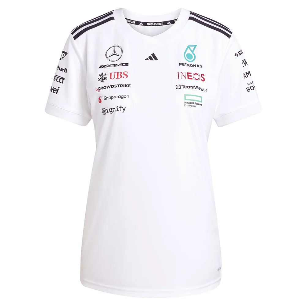 Футболка с коротким рукавом adidas Mercedes AMG Petronas F1 Team, белый — фото 3