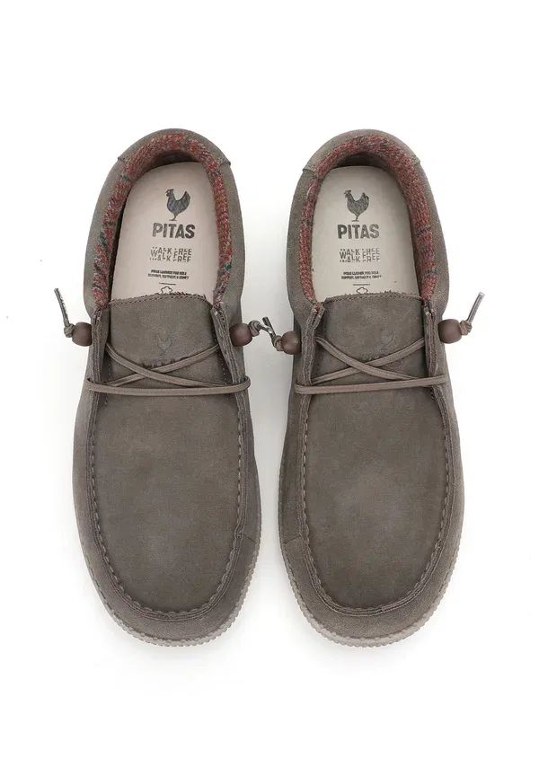 Кроссовки Wallabi lace ups Pitas, серый — фото 3