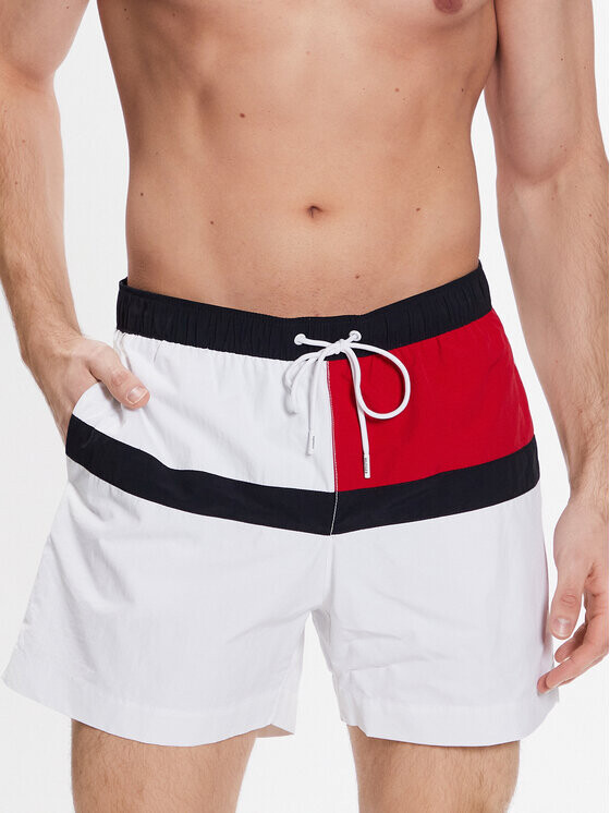 

Шорты для плавания regular fit Tommy Hilfiger, белый