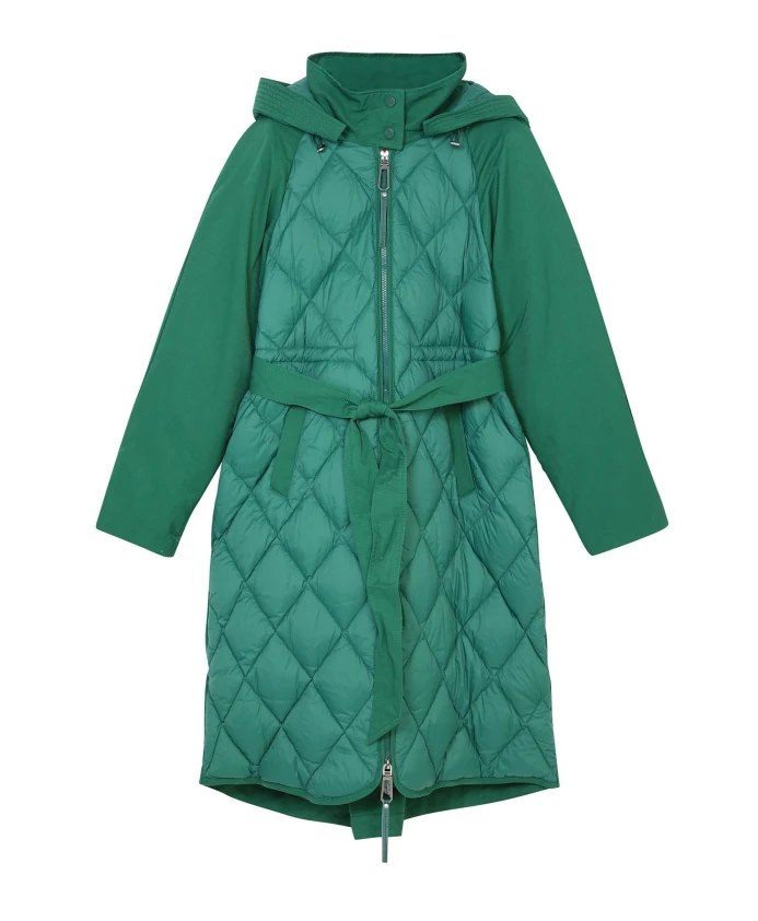 

Стеганая куртка контрастного цвета Silvian Heach, зеленый