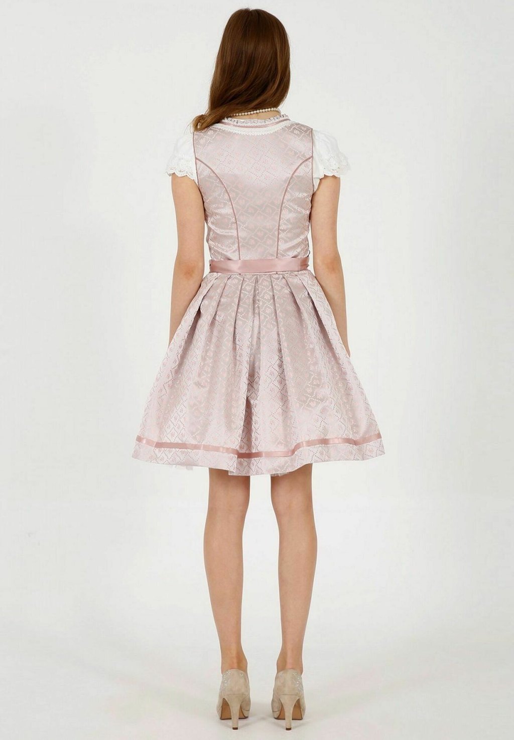 

Широкая юбка в сборку BUNDLE KRÜGER NALIA Krüger Dirndl, розовый