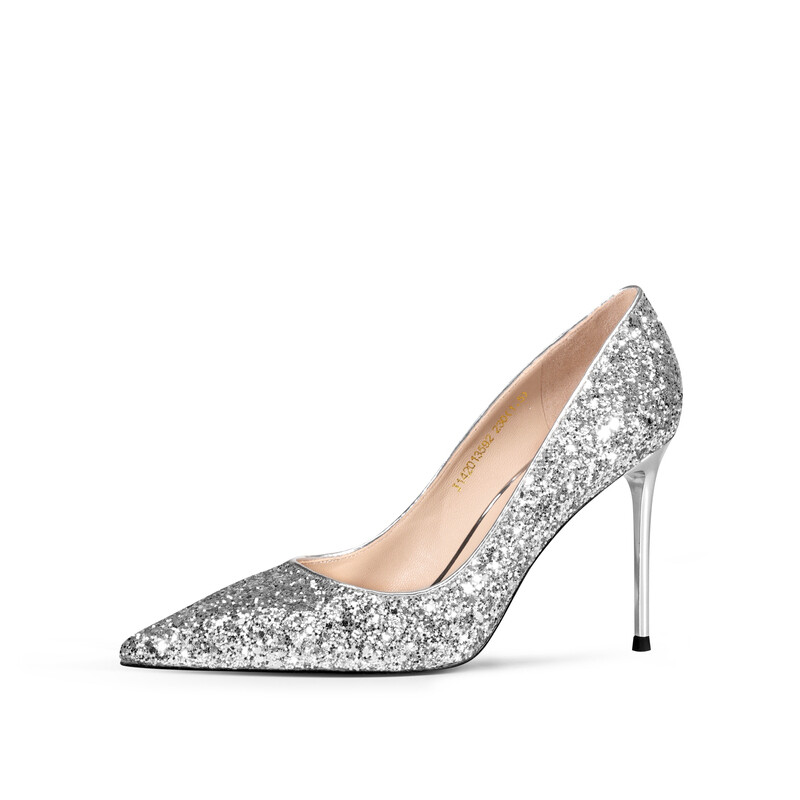 

Туфли женские на высоком каблуке Jooc, цвет FUTURE SILVER [HEEL HEIGHT 9.5CM]