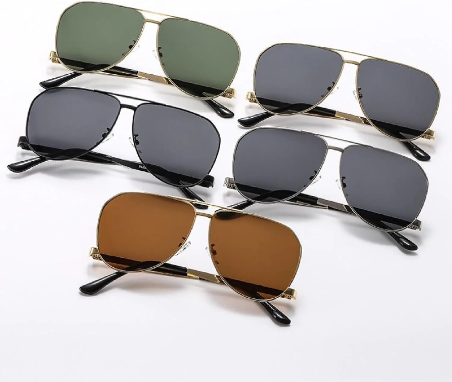 

Модные большие овальные солнцезащитные очки для женщин в винтажном панк-стиле с металлической оправой, мужские с защитой от УФ-излучения UV400 TOIPASTN, Gold Black