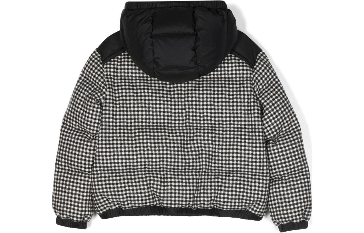 Детская утепленная куртка Moncler, черный — фото 4