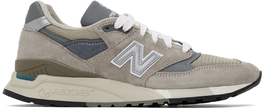 

Серые кроссовки Made In USA 998 Core New Balance, Серый, Серые кроссовки Made In USA 998 Core New Balance