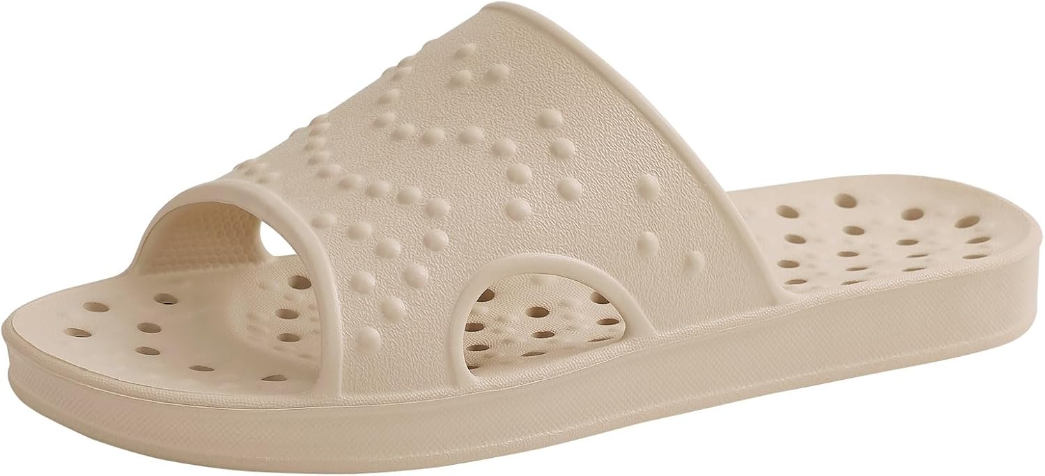 

Женские и мужские шлепанцы shevalues с поддержкой свода стопы, быстро сохнущие, для бассейна, легкие пляжные сандалии с дренажными отверстиями, хаки