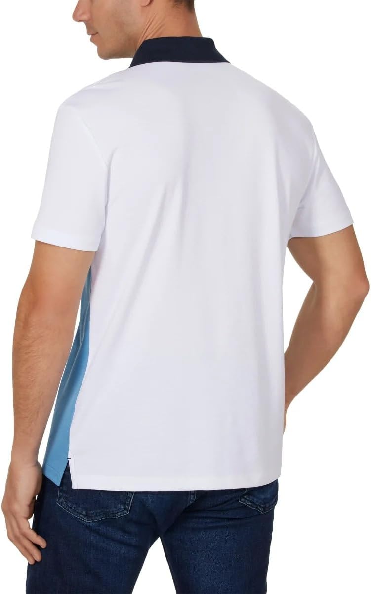 Мужская рубашка-поло Calvin Klein Classic Fit с планкой на 2 пуговицы, Mint — фото 2