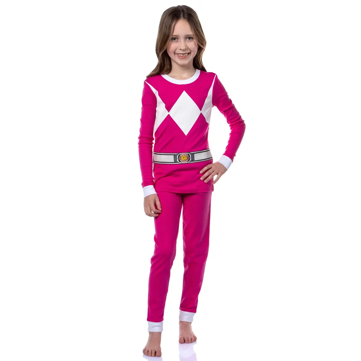 Пижамный комплект с принтом Power Rangers, pink