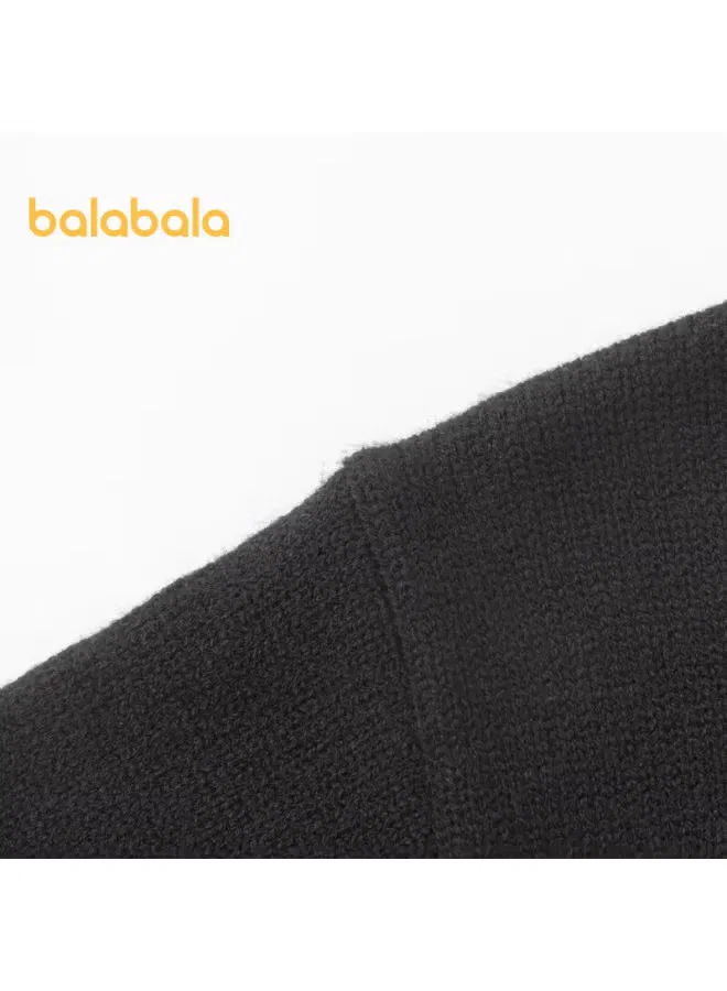 Пуловер с принтом 208424103217 Balabala, черный — фото 3