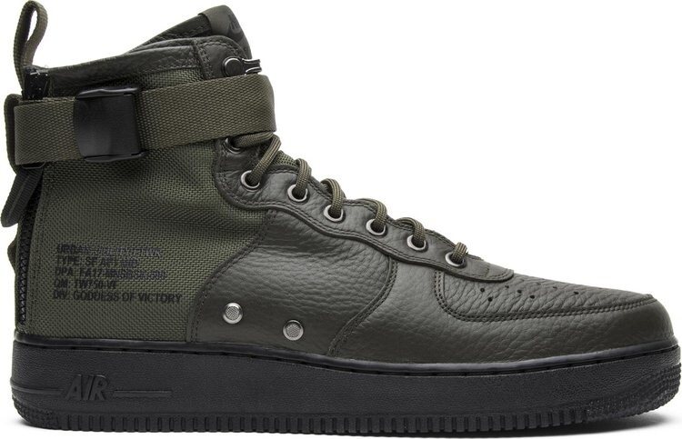 

Кроссовки Nike SF Air Force 1 Mid 'Sequoia', зеленый, Зеленый;серый, Кроссовки Nike SF Air Force 1 Mid 'Sequoia', зеленый