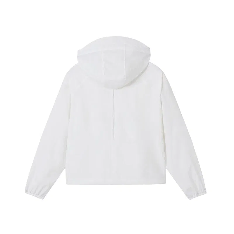 Женская куртка для защиты от солнца с капюшоном LACOSTE, 001/White — фото 3