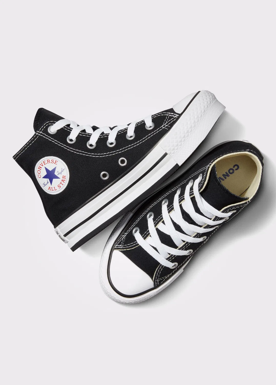 Кроссовки детские Converse Chuck Taylor All Star Eva Lift, black — фото 4