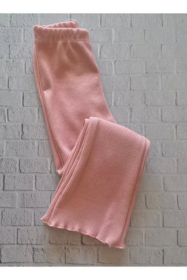 Детские леггинсы для девочек ребристые Peri Masalı, Candy Pink