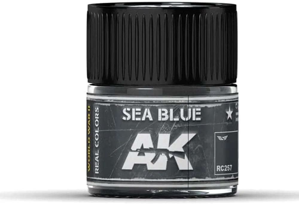 Краска акриловая AK Interactive REAL COLORS RC257 Sea Blue, 10 мл, Синий