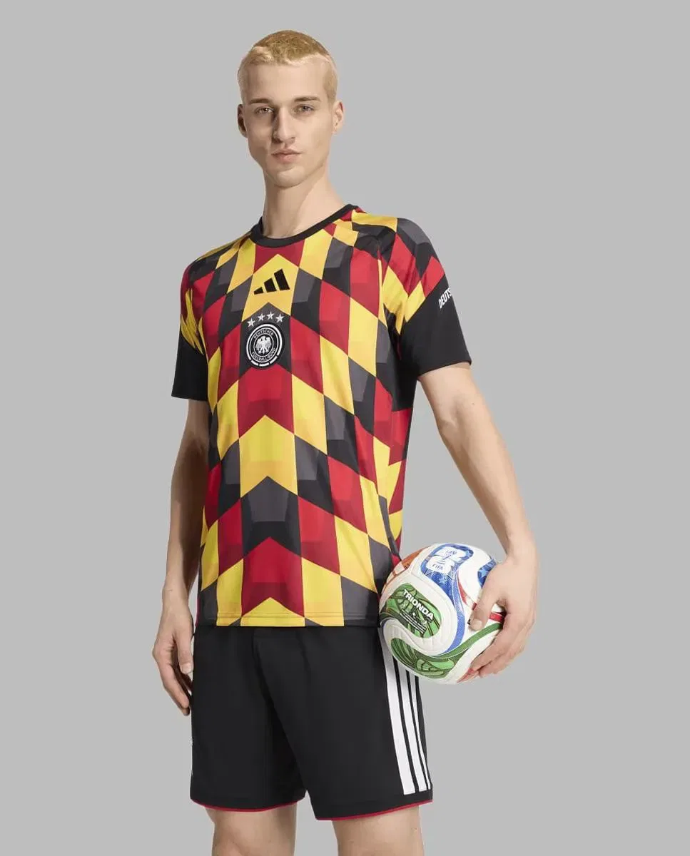 Мужская футболка с длинным рукавом adidas, Negro / Amarillo