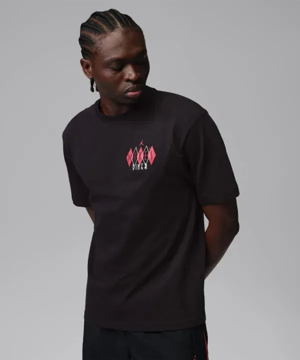 Футболка с принтом, Джордан, Nike, красный