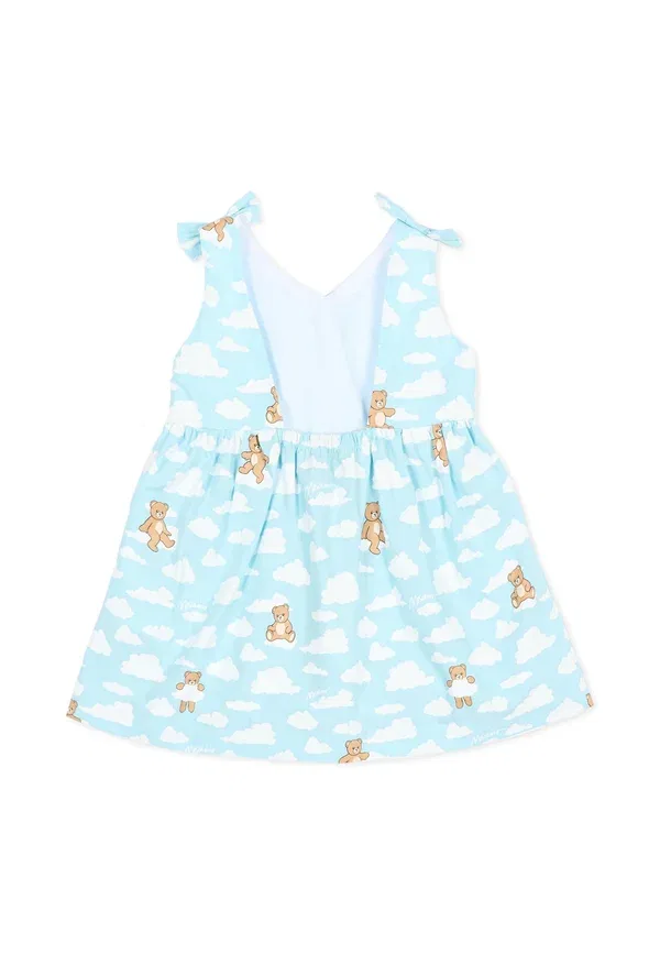 Платье хлопковое Dress day dress Moschino, babysky clouds bear — фото 2