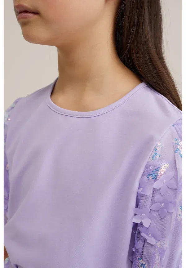 Блуза We Fashion, сиреневая — фото 3