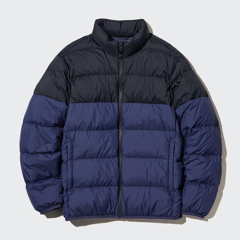 

Пуховик Uniqlo Ultra Light Down 3D Cut, 68 темно-голубой/черный